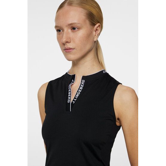 J.Lindeberg Leya Sleeveless Top without sleeves Polo black