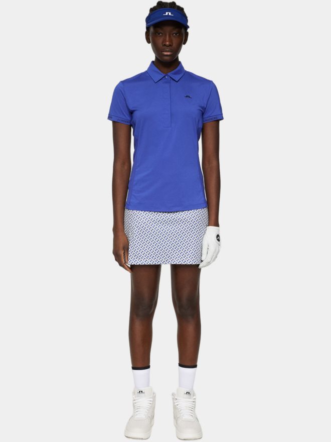 J.Lindeberg Becca Halbarm Polo blau