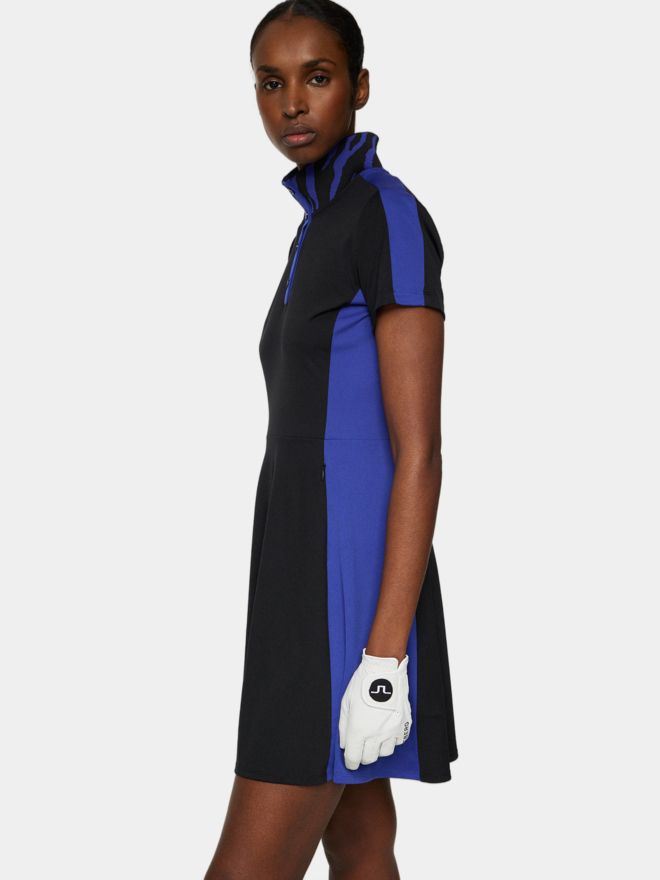 J.Lindeberg Piper Golf Dress GH Halbarm Kleid schwarz