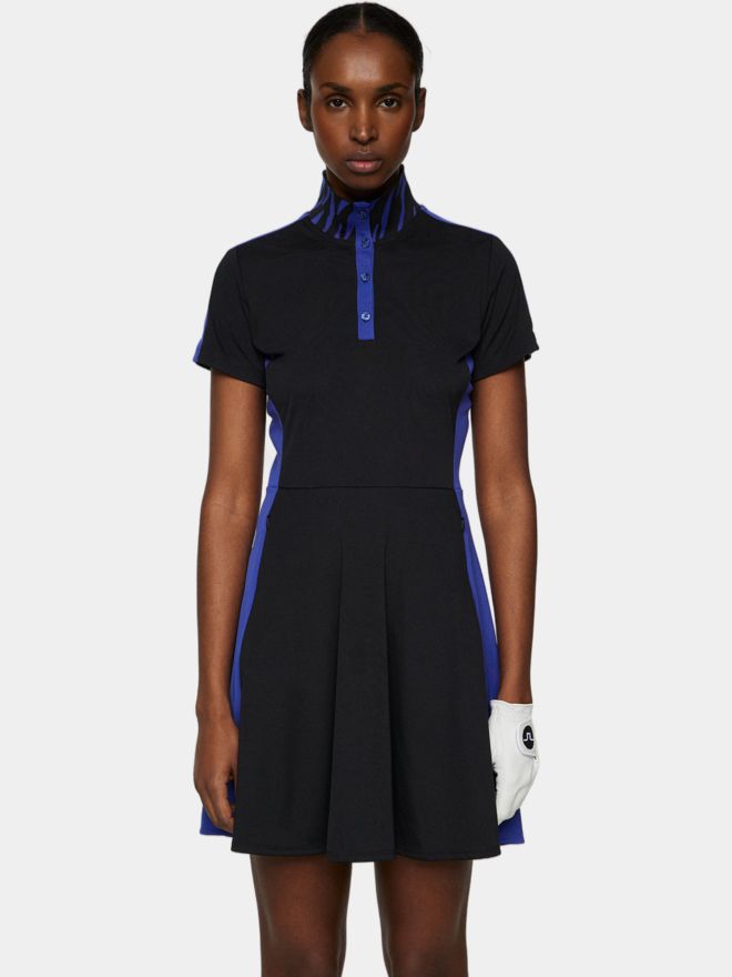 J.Lindeberg Piper Golf Dress GH Halbarm Kleid schwarz