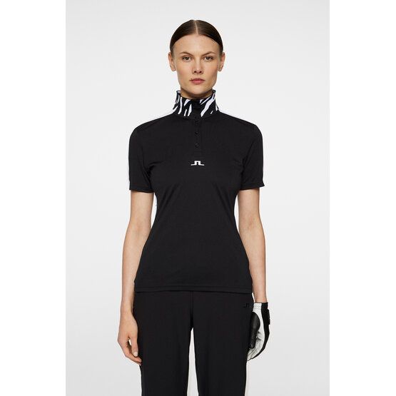 J.Lindeberg  Pip half-sleeve polo black