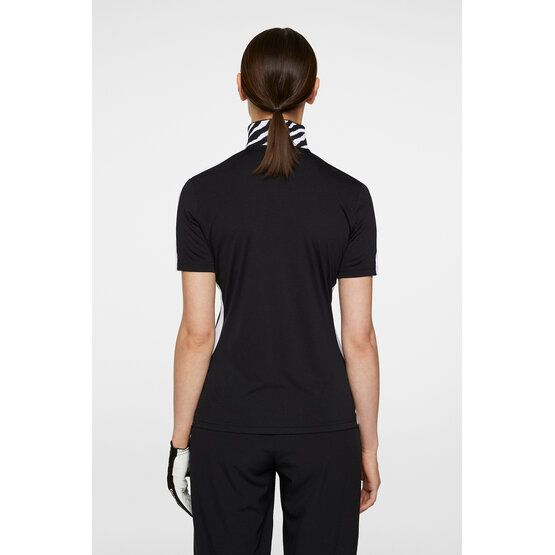 J.Lindeberg  Pip half-sleeve polo black