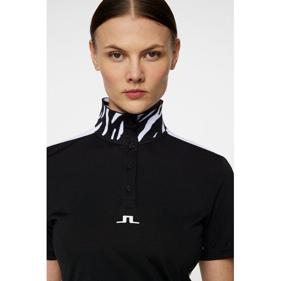 J.Lindeberg  Pip half-sleeve polo black