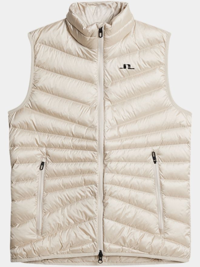 J.Lindeberg Lara Light Down Daunen Weste sand