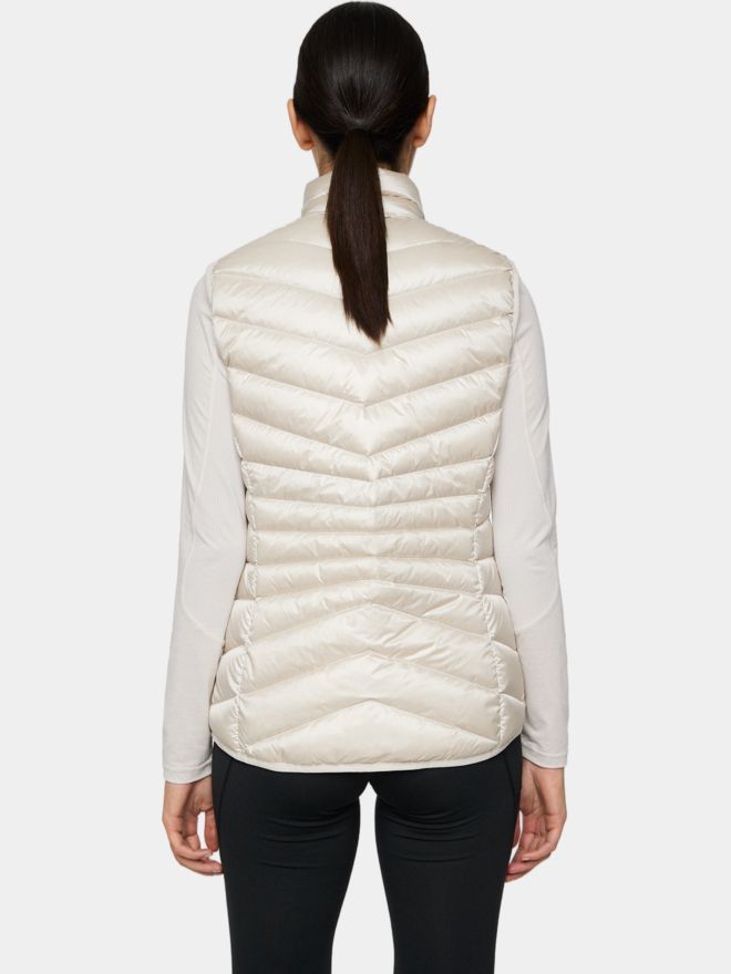 J.Lindeberg Lara Light Down Daunen Weste sand