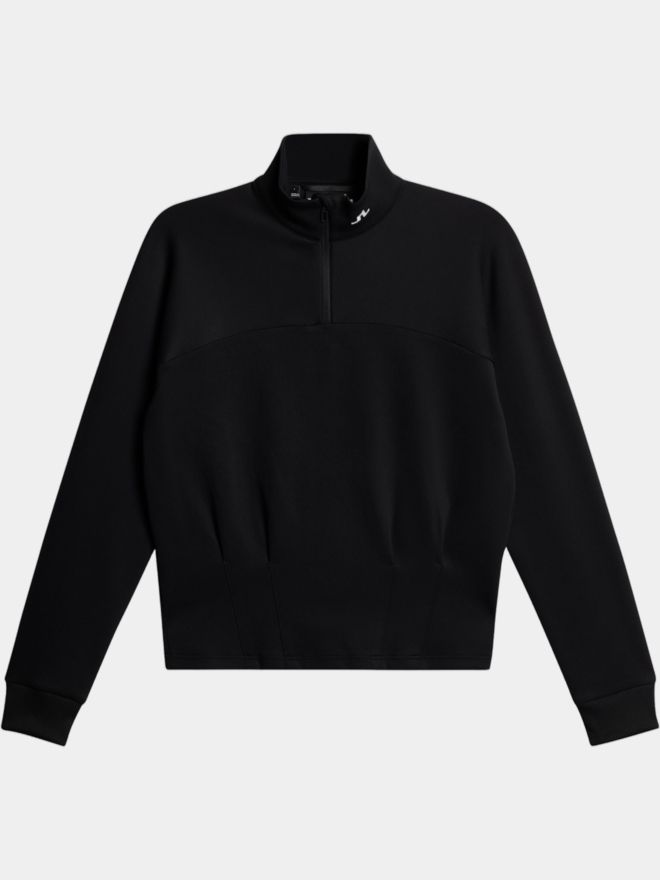 J.Lindeberg Jodi Quarter Zip Sweatshirt Stretch Midlayer schwarz