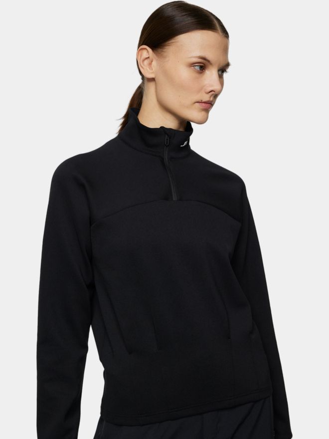 J.Lindeberg Jodi Quarter Zip Sweatshirt Stretch Midlayer schwarz
