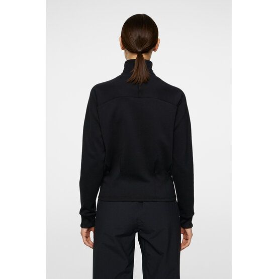 J.Lindeberg  Mikina Jodi Quarter Zip Stretch Midlayer černá