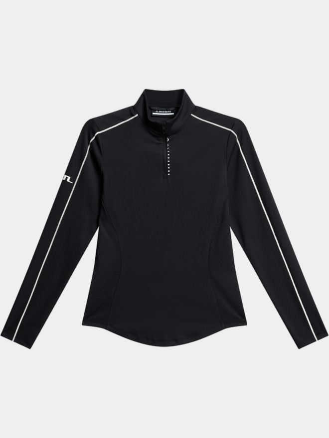 J.Lindeberg Adiola Quarter Zip Stretch Midlayer schwarz