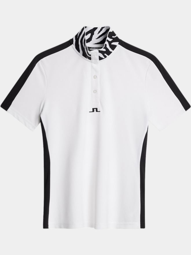 J.Lindeberg Pip Golf GH Halbarm Polo weiß