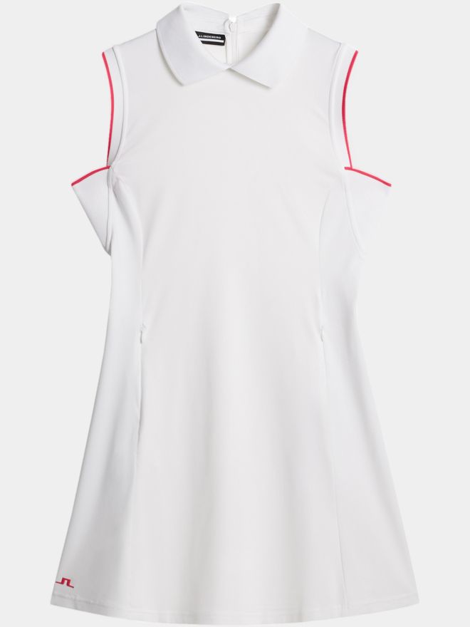 J.Lindeberg Vida Dress ohne Arm Kleid weiß