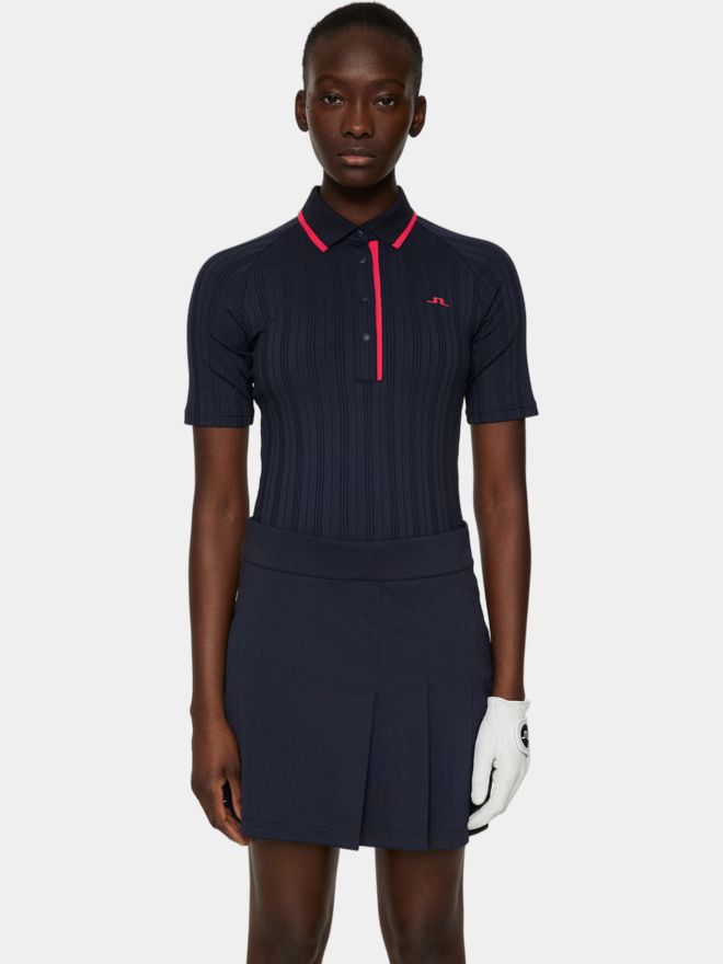 J.Lindeberg Mandy Halbarm Polo navy