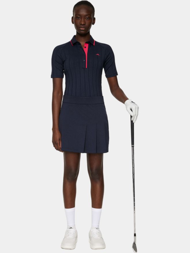 J.Lindeberg Mandy Halbarm Polo navy