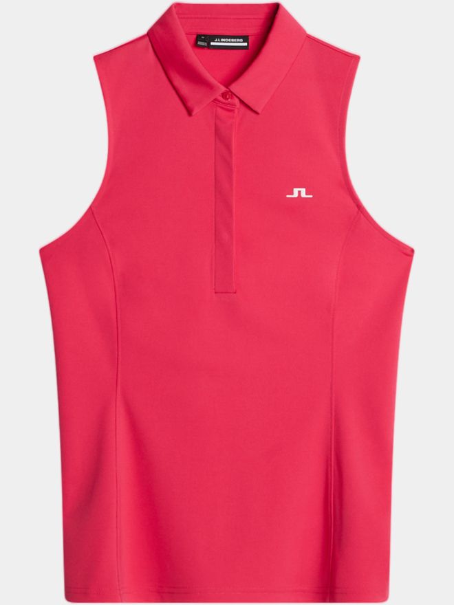 J.Lindeberg Dena Sleeveless Top ohne Arm Polo pink