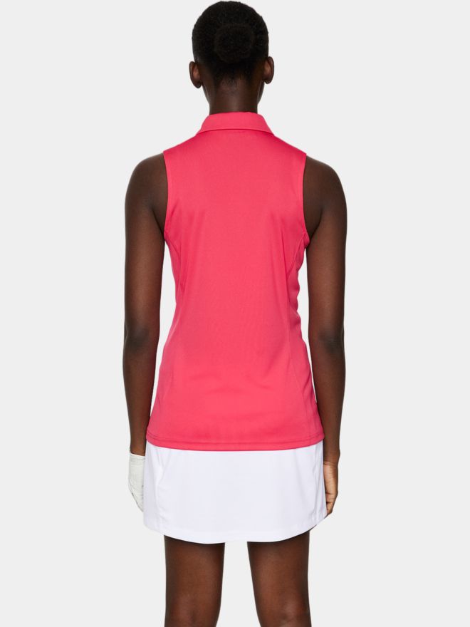 J.Lindeberg Dena Sleeveless Top ohne Arm Polo pink