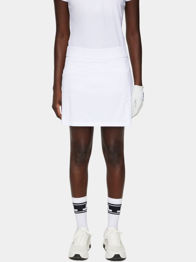 J.Lindeberg Amelie Mid Skirt kurz Skort weiß
