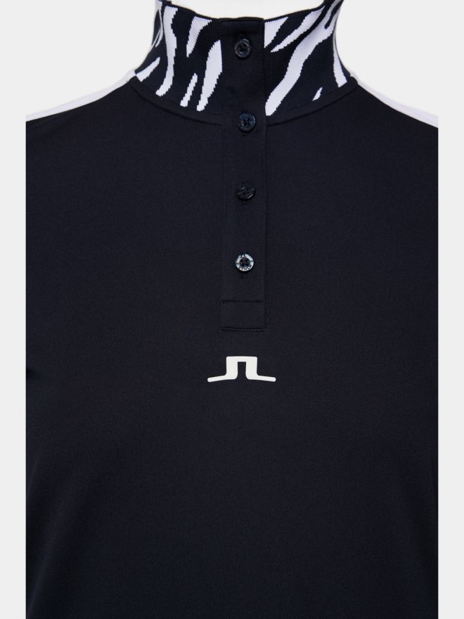J.Lindeberg Pip Halbarm Polo navy