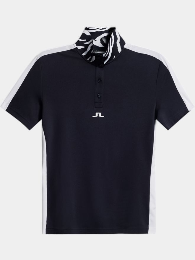 J.Lindeberg Pip Halbarm Polo navy