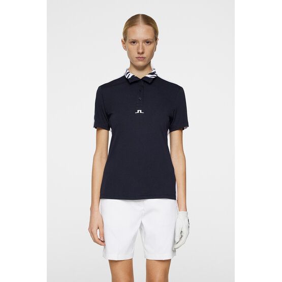 J.Lindeberg  Pip half-sleeve polo navy