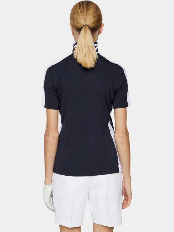 J.Lindeberg Pip Halbarm Polo navy