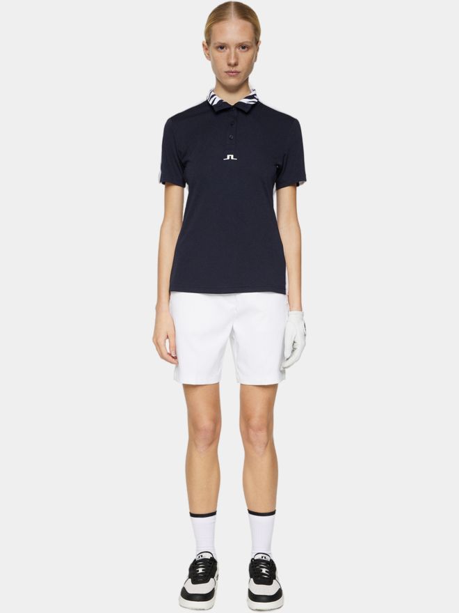 J.Lindeberg Pip Halbarm Polo navy