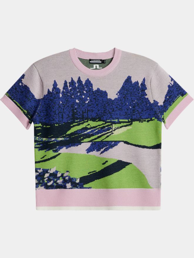 J.Lindeberg Nico Knitted Top Pullover Strick rosa