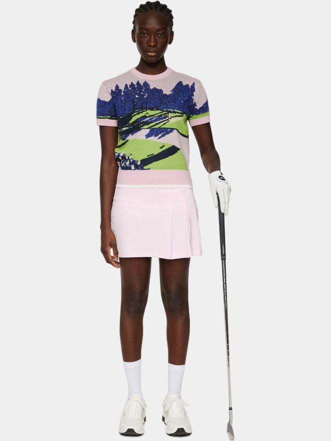 J.Lindeberg Nico Knitted Top Pullover Strick rosa