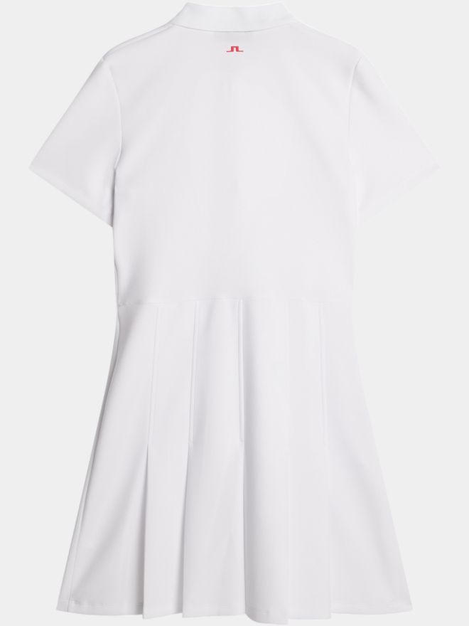 J.Lindeberg Kanai Dress Halbarm Kleid weiß