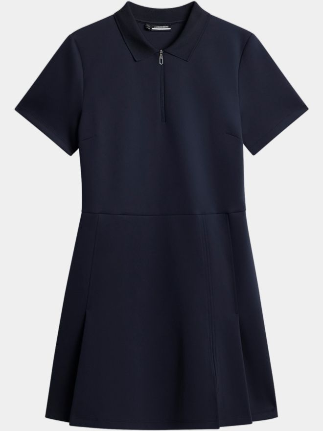 J.Lindeberg Kanai Dress Halbarm Kleid navy