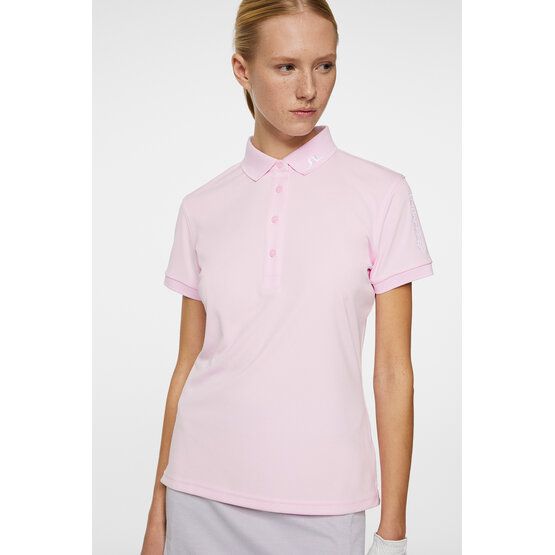 J.Lindeberg  Tour Tech half-sleeve polo pink