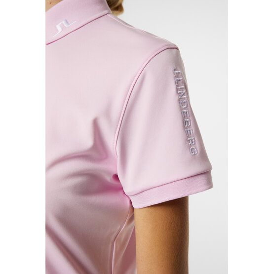 J.Lindeberg  Tour Tech half-sleeve polo pink