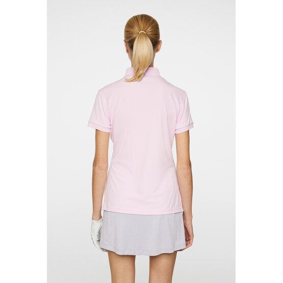 J.Lindeberg  Tour Tech half-sleeve polo pink