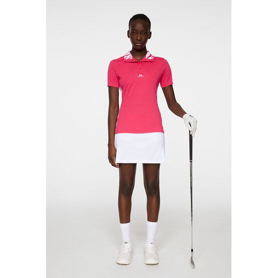 J.Lindeberg  Pip half-sleeve polo pink