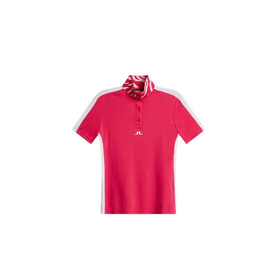 J.Lindeberg  Pip half-sleeve polo pink