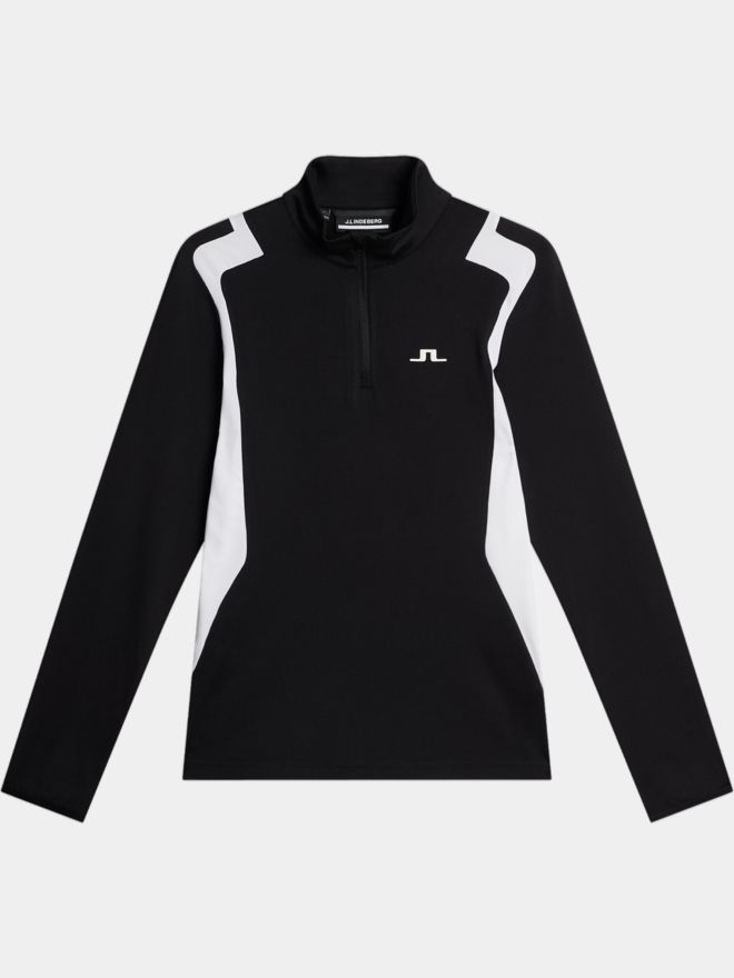 J.Lindeberg Mae Quarter Zip Stretch Midlayer schwarz
