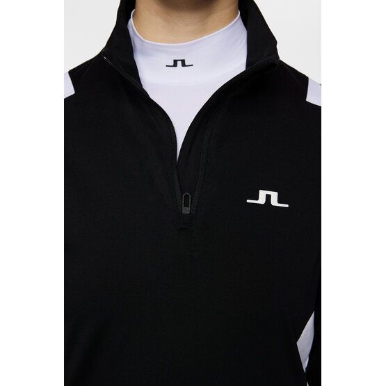 J.Lindeberg  Mae Quarter Zip Stretch Midlayer černá