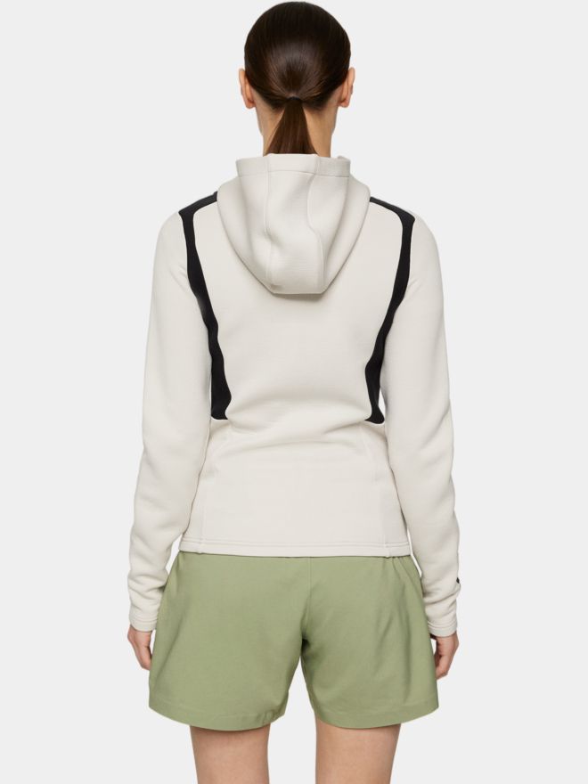 J.Lindeberg Ella Zip Hood Stretch Unterzieher sand