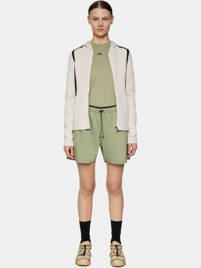 J.Lindeberg Ella Zip Hood Stretch Unterzieher sand
