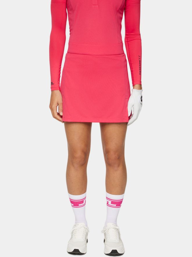 J.Lindeberg Amelie Mid Skirt kurz Skort pink