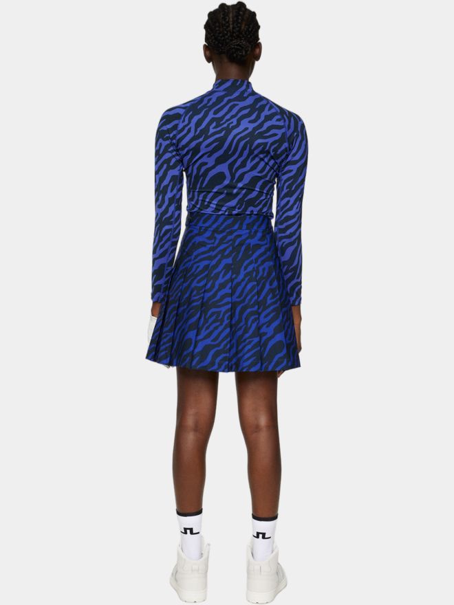 J.Lindeberg Adina Print Skirt kurz Skort blau