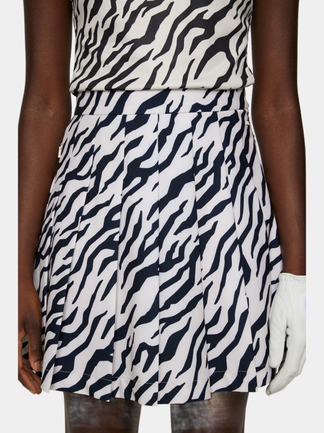 J.Lindeberg Adina Print Skirt kurz Skort schwarz