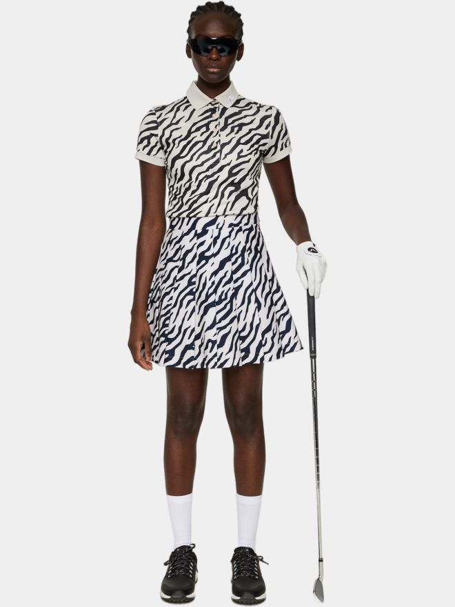 J.Lindeberg Adina Print Skirt kurz Skort schwarz