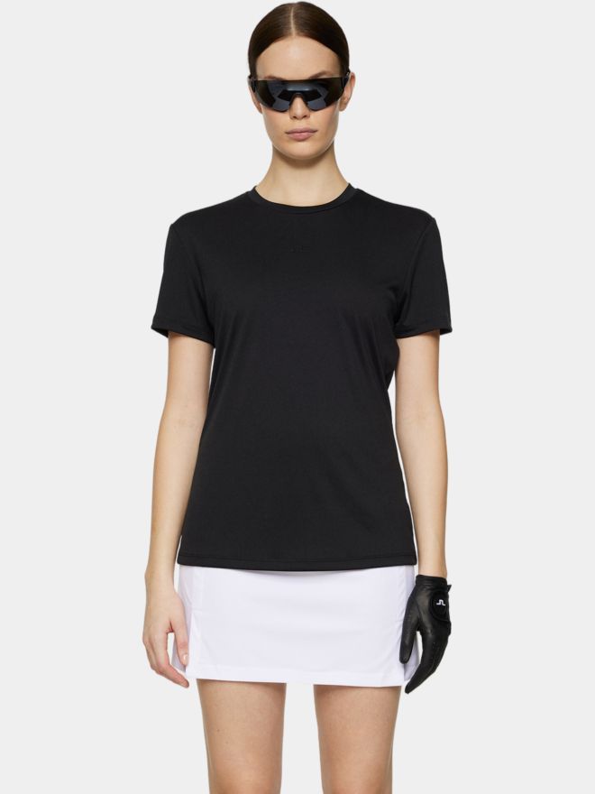 J.Lindeberg Ada Halbarm T-Shirt schwarz