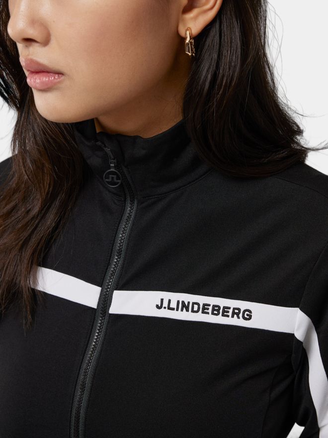 J.Lindeberg Janice Mid Layer Stretch Jacke schwarz