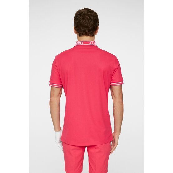 J.Lindeberg  Austin half-sleeve polo pink