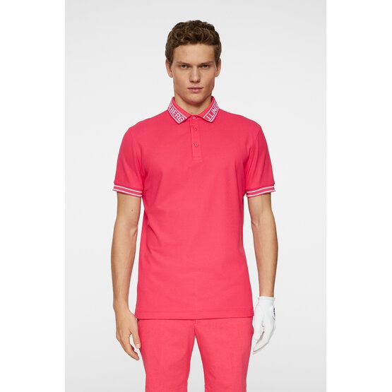 J.Lindeberg  Austin half-sleeve polo pink