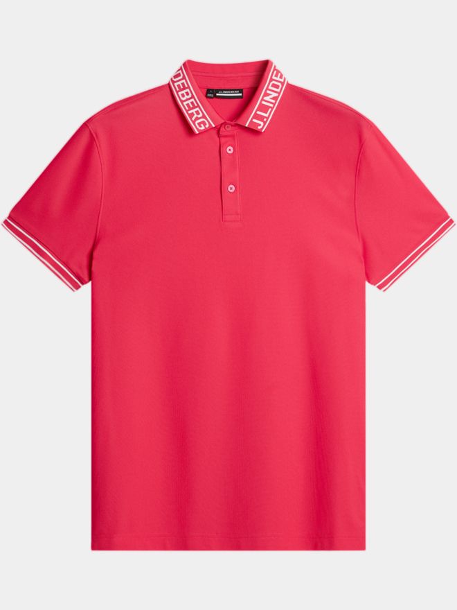 J.Lindeberg Austin Halbarm Polo pink