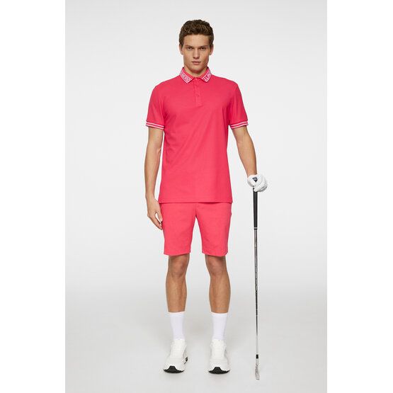 J.Lindeberg  Austin half-sleeve polo pink