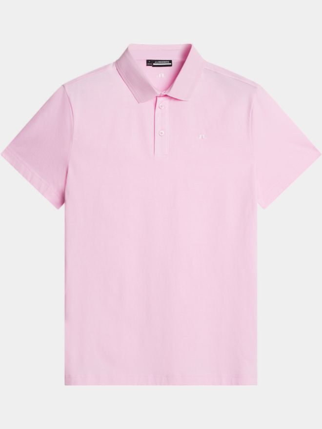 J.Lindeberg Bridger Halbarm Polo rosa
