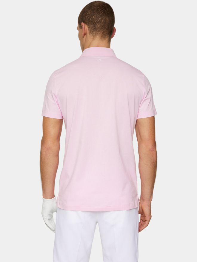 J.Lindeberg Bridger Halbarm Polo rosa